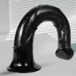 🐴 Black Horse Buttplug: Elegant Black Silicone Fake Horse Sex Toy for Ultimate Pleasure