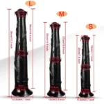 🐴 Black Horse Buttplug: Elegant Black Silicone Fake Horse Sex Toy for Ultimate Pleasure