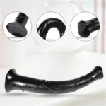🐴 Black Horse Buttplug: Elegant Black Silicone Fake Horse Sex Toy for Ultimate Pleasure