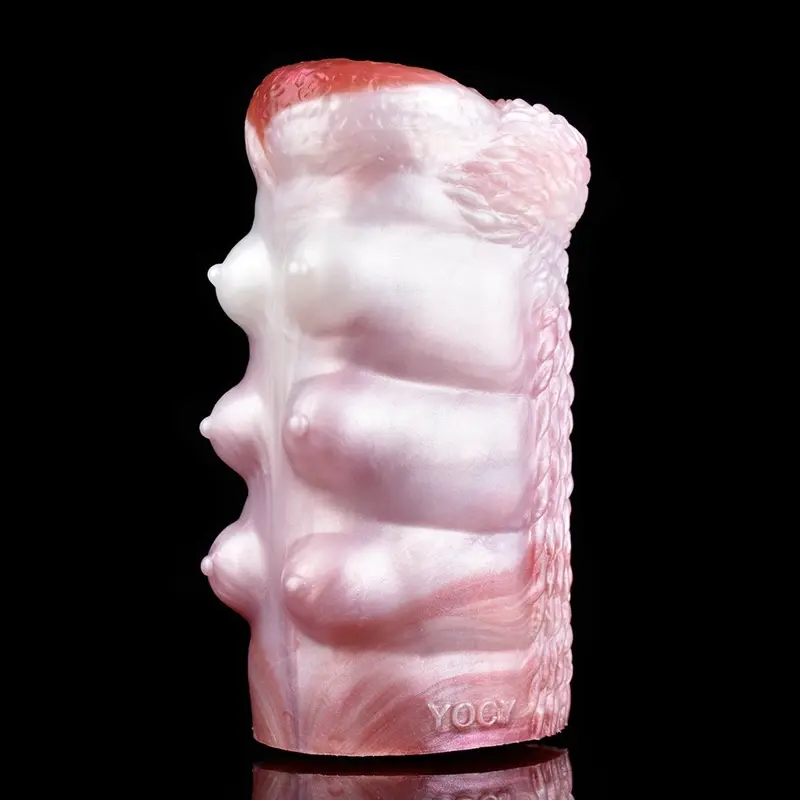 🐶 Canine Masturbator - Realistic Pregnant Dog Vagina Male Stroker with Dual-Hole Design