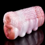🐶 Canine Masturbator - Realistic Pregnant Dog Vagina Male Stroker with Dual-Hole Design