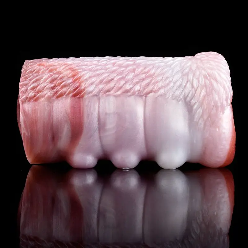 🐶 Canine Masturbator - Realistic Pregnant Dog Vagina Male Stroker with Dual-Hole Design