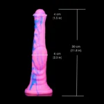 🐴 Farbenfroher, schiebender Pferdedildo: Entfessle deine Fantasien mit jedem Schlag
