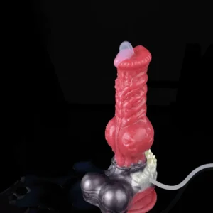 cumming wolf dildo