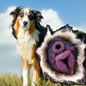 🐶 Realistic Dog Pussy Toy for Men - Furry Canine Masturbator with Lifelike Fur & Tight Tunnel