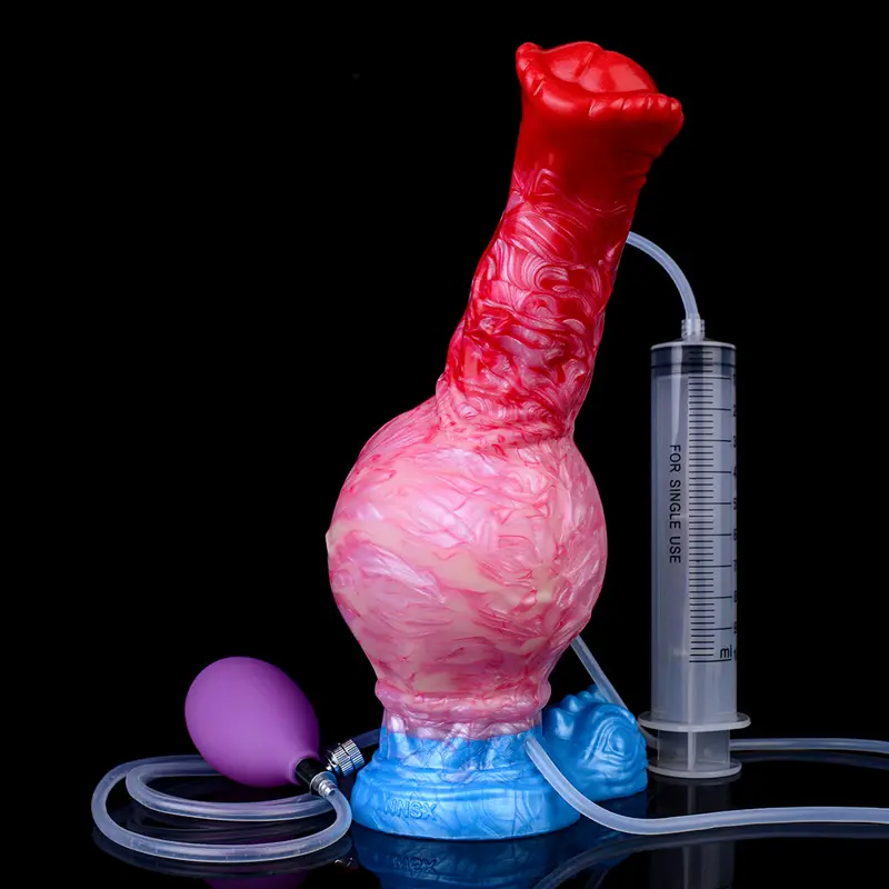 🐴 Ejakulierender aufblasbarer Pferdedildo - Reiten Sie die wilde Fantasie mit Squirting Strapon für ultimatives Vergnügen
