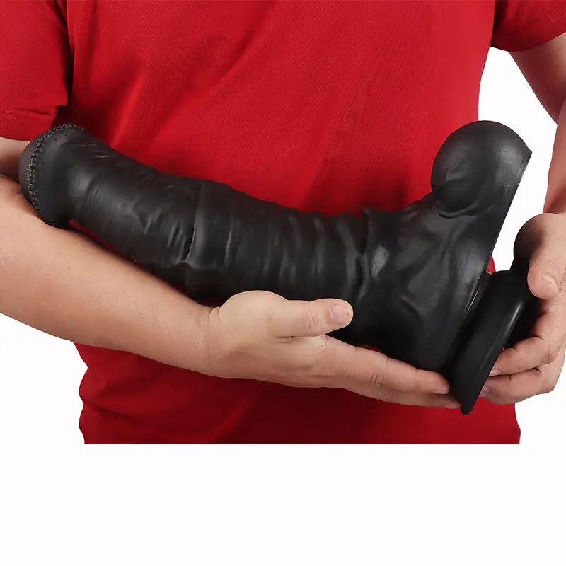 🐴 Giant Realistic Black Horse Cock Dildo: Unleash Your Beastly Fantasies with FurryDildo