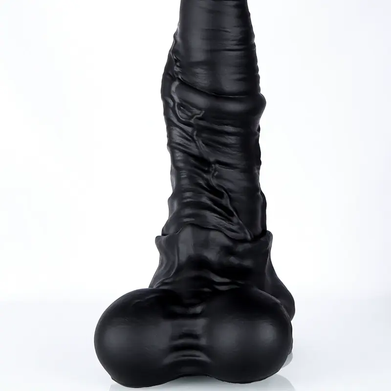 🐴 Giant Realistic Black Horse Cock Dildo: Unleash Your Beastly Fantasies with FurryDildo