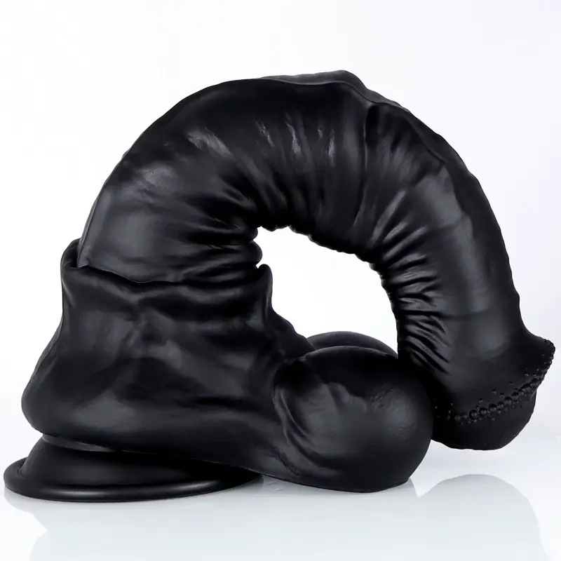 🐴 Giant Realistic Black Horse Cock Dildo: Unleash Your Beastly Fantasies with FurryDildo