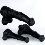 🐴 Giant Realistic Black Horse Cock Dildo: Unleash Your Beastly Fantasies with FurryDildo