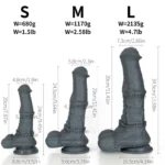 🐴 Riesiger Hengst-Pferdedildo: Realistisches Silikonvergnügen für beide Welten