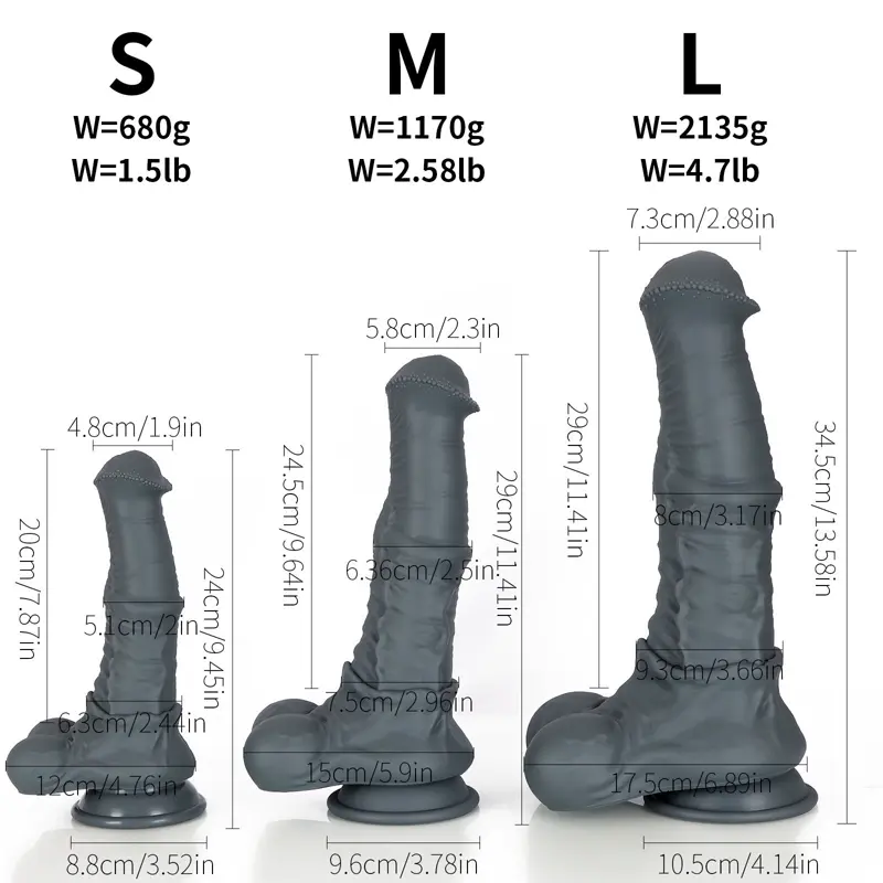 🐴 Riesiger Hengst-Pferdedildo: Realistisches Silikonvergnügen für beide Welten