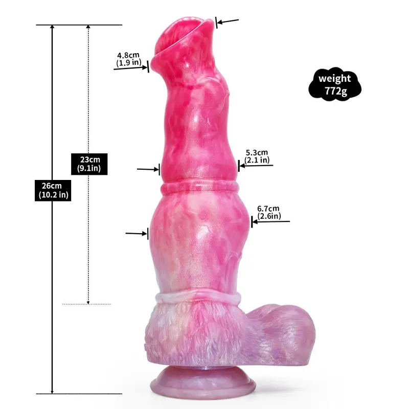 🐴 FurryDildo Horse Cock Dildo with Suction Base