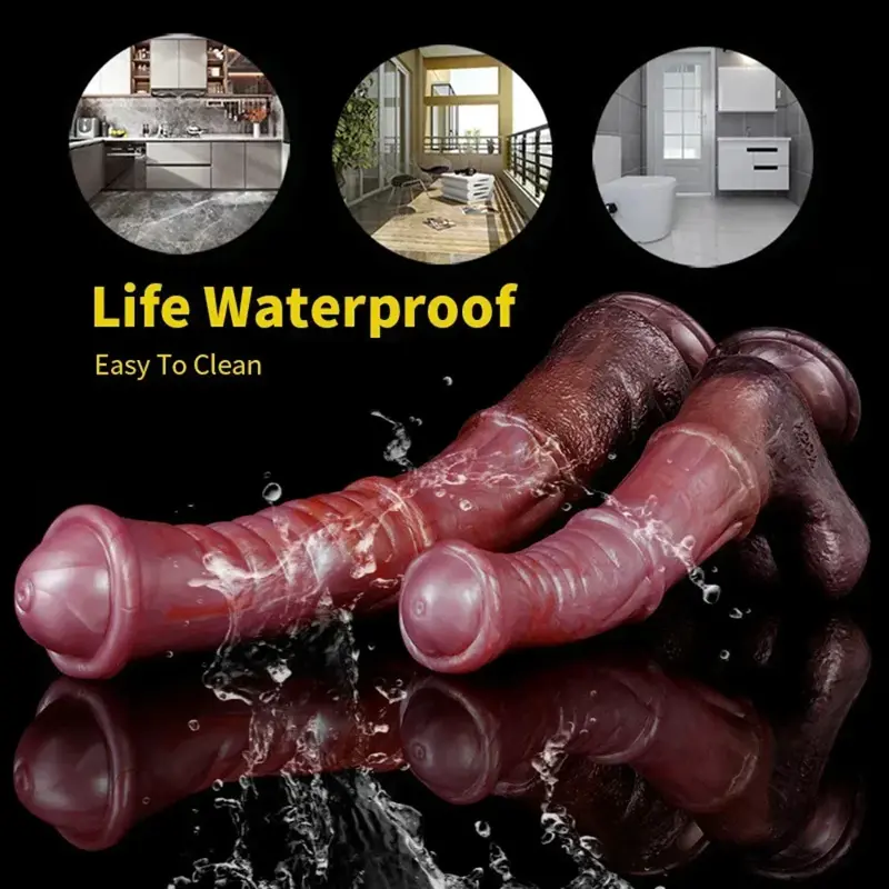 🐴 Riesiger Pferdepenis-Dildo - Reite den braunen Hengst deiner wildesten Fantasien