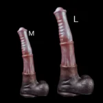 🐴 Riesiger Pferdepenis-Dildo - Reite den braunen Hengst deiner wildesten Fantasien