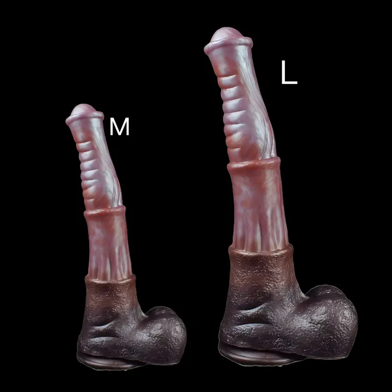 🐴 Riesiger Pferdepenis-Dildo - Reite den braunen Hengst deiner wildesten Fantasien