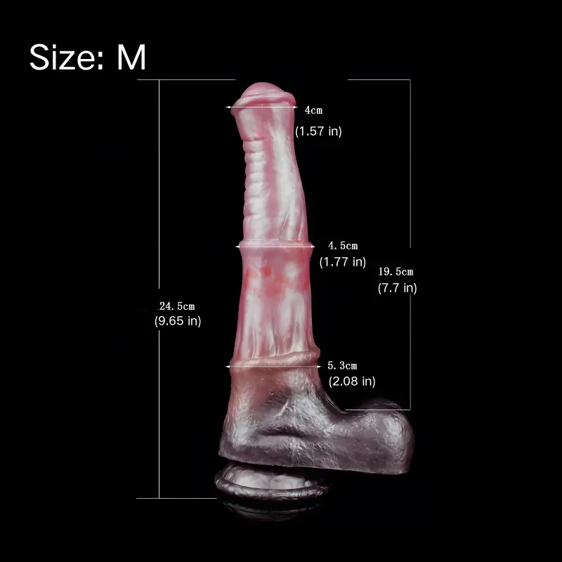 🐴 Riesiger Pferdepenis-Dildo - Reite den braunen Hengst deiner wildesten Fantasien