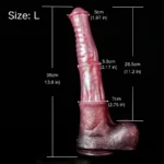🐴 Riesiger Pferdepenis-Dildo - Reite den braunen Hengst deiner wildesten Fantasien