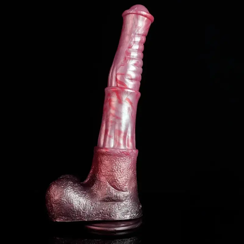 🐴 Riesiger Pferdepenis-Dildo - Reite den braunen Hengst deiner wildesten Fantasien