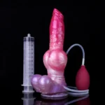 🐶 FurryDildo Huge Squirting Dog Dildo – 10"+ Realistic Canine Cock with Knot & Explosive Ejaculation