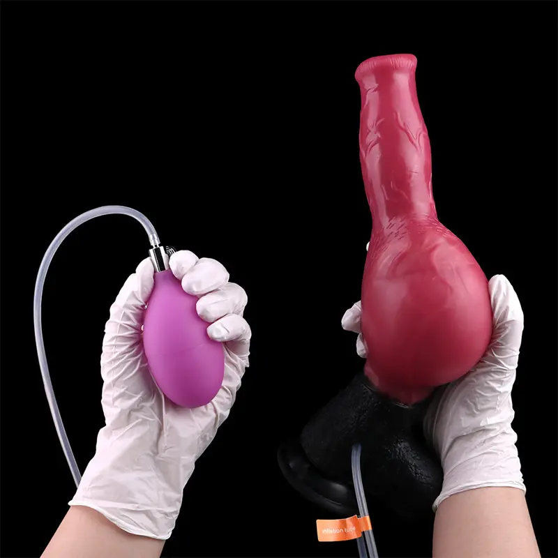🐴 Inflatable Horse Dildo with Ejaculation Function-Ride the Dark Stallion's Passion