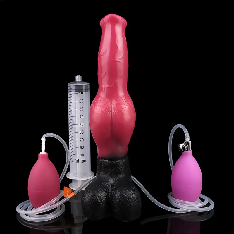 🐴 Inflatable Horse Dildo with Ejaculation Function-Ride the Dark Stallion's Passion
