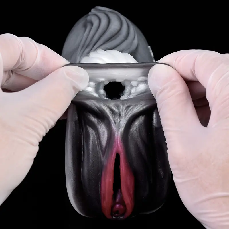 🐴 Realistic Horse Sex Toy Vagina - Black Stallion Dual-Hole Masturbator