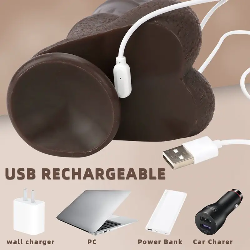 🐴 Remote Control Thrusting Brown Horse Dildo: Vibrating & Multi-Mode for Intense G-Spot Stimulation