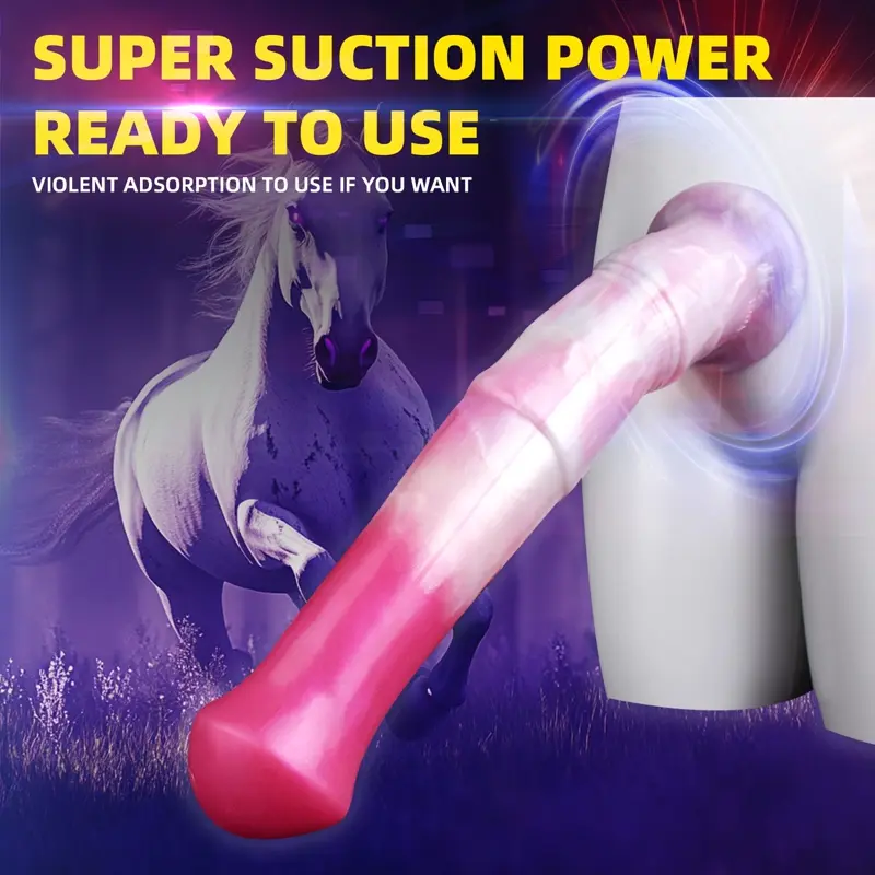 🐴 Squirting Horse Dildo - Libérez votre intérieur sauvage avec notre jouet sexuel cheval fantaisie