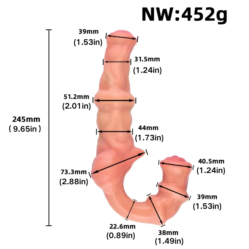 🐴 Vibrierender Doppelend-Pferdedildo: Dein ultimativer lesbischer Vergnügungsbegleiter
