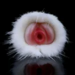 🐶 White Furry Canine Pussy Sextoy: Animalistic Fleshlight with Realistic Dog Vagina Textures