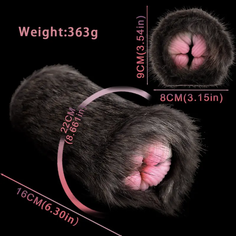 😻 Schnurr-fektes Vergnügen: Realistische Black Cat Pussy Fleshlight Sex Toy - Entfesseln Sie Ihre wildesten Feline Fantasien mit unserem Ultra-Lifelike Masturbator