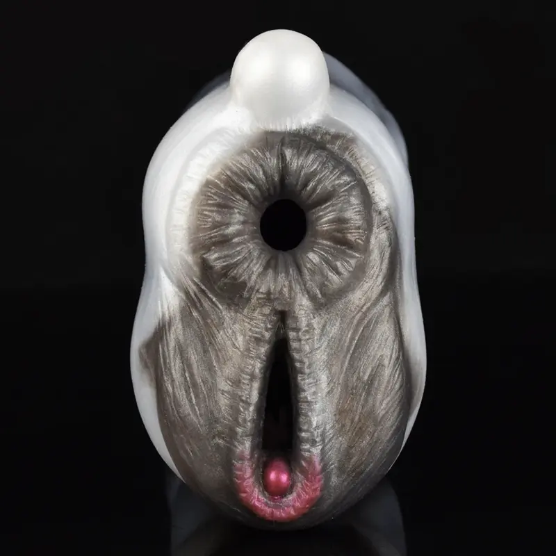 🐮 Realistic Cow Vagina Sex Toy with Penis Massage Feature for Men - FurryDildo