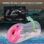 🐬 Dive into Pleasure - Ultra-Realistic Dolphin Pocket Pussy for Aquatic Fantasy