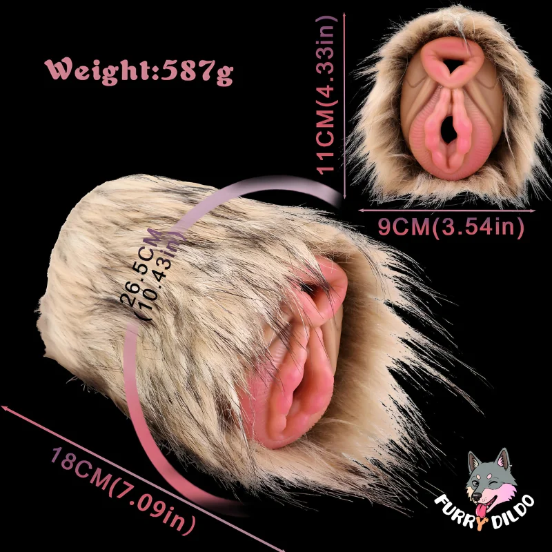 🫏 Donkey Pussy Fleshlight – Furry Fantasy Animal Pocket Pussy with Dual Holes for Men