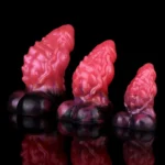 ๐ Realistic Scale Dragon Dildo Butt Plug - Blood Red Silicone Tentacle-Inspired Sex Toy by FurryDildo
