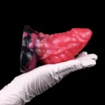 ๐ Realistic Scale Dragon Dildo Butt Plug - Blood Red Silicone Tentacle-Inspired Sex Toy by FurryDildo