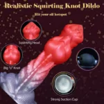 👽 Gode Alien Ejaculant : Jouet sexuel multi-stimulation inspiré des monstres avec base à ventouse