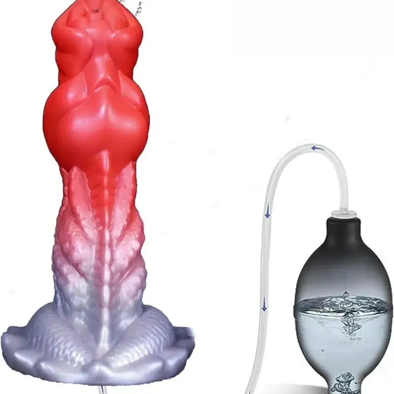 👽 Gode Alien Ejaculant : Jouet sexuel multi-stimulation inspiré des monstres avec base à ventouse