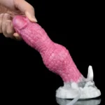 🐉 Ejaculating Dragon Dildo with Knotted Design - Premium Silicone Sex Toy