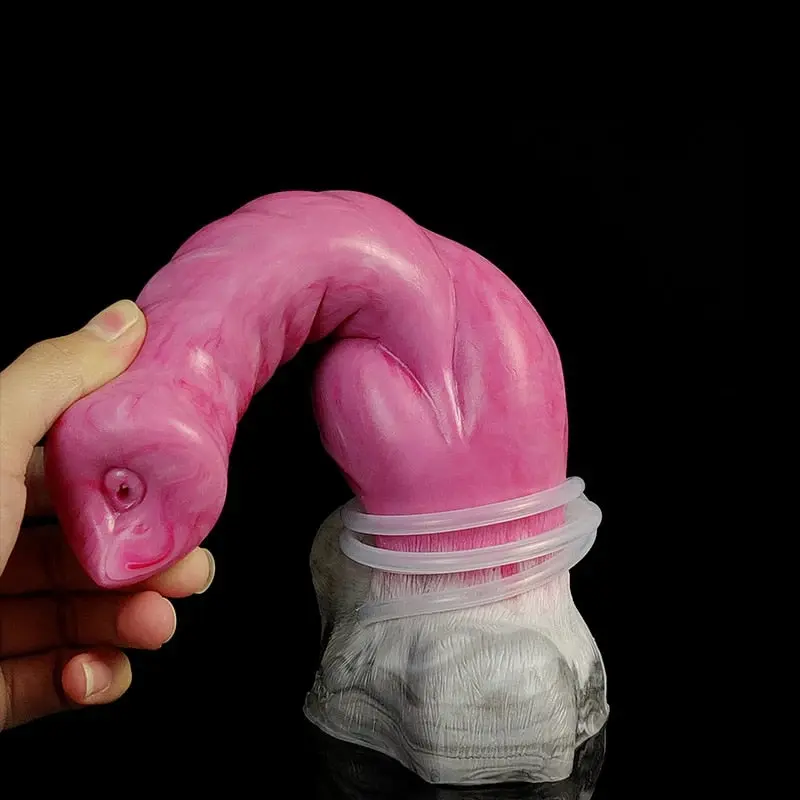 🐺 Ejakulierender Wolf Dildo - Realistisches Anal & Gay Sex Toy