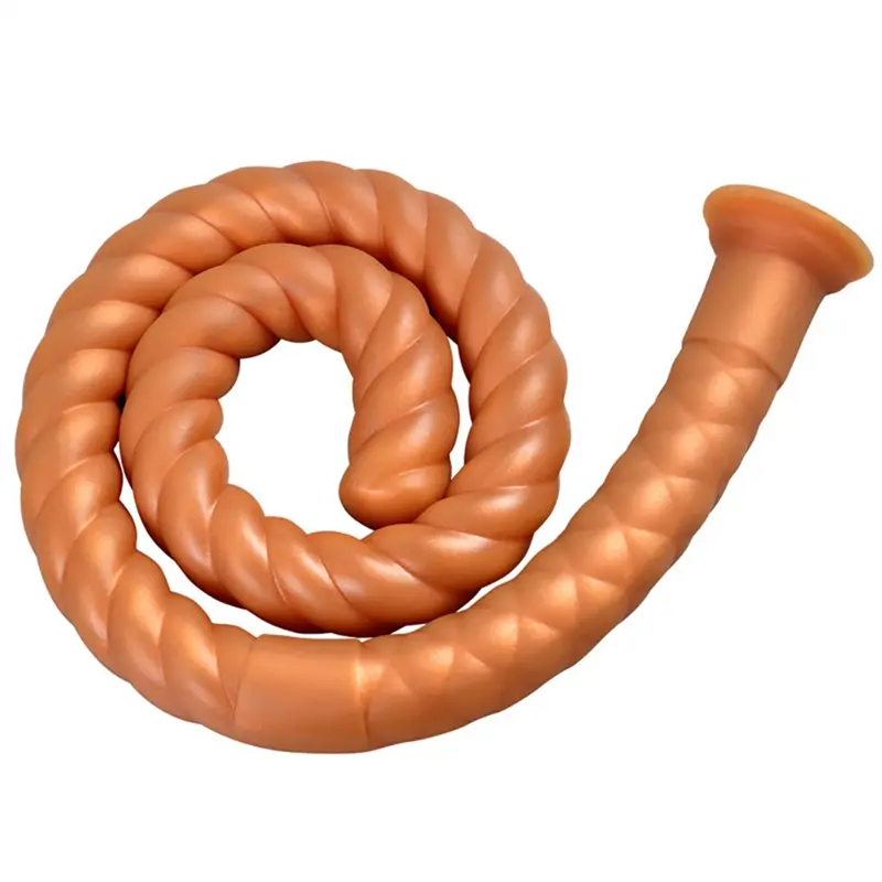 🐴 Extra langer 31-Zoll-Hengst-Penis-Dildo - Weicher Silikon-Pferdedildo mit Gewinde in Schwarz, Gold & Pink