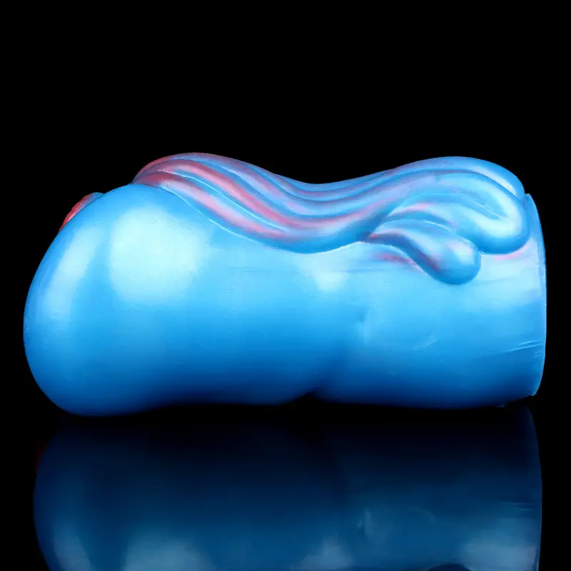 🐎 Stallion's Conquest - Dual-Channel Vibrating Horse Pussy Fleshlight with Thunderous Tail Grip