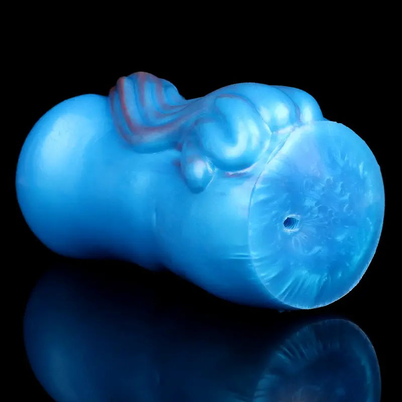 🐎 Stallion's Conquest - Dual-Channel Vibrating Horse Pussy Fleshlight with Thunderous Tail Grip