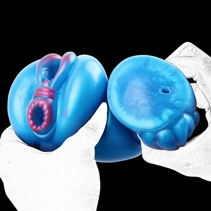 🐎 Stallion's Conquest - Dual-Channel Vibrating Horse Pussy Fleshlight with Thunderous Tail Grip