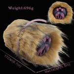 😻 Chat de poche en fourrure - Masturbateur animal fantastique pour hommes avec deux trous et fourrure réaliste