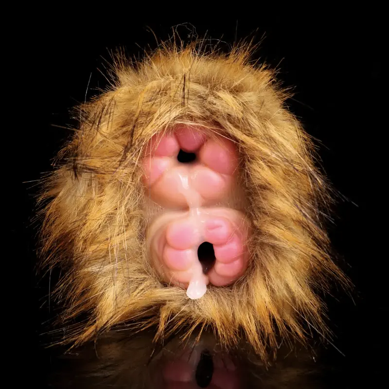 🐒 Furry Monkey Pocket Pussy - Masturbateur animal fantastique avec fourrure et double trous