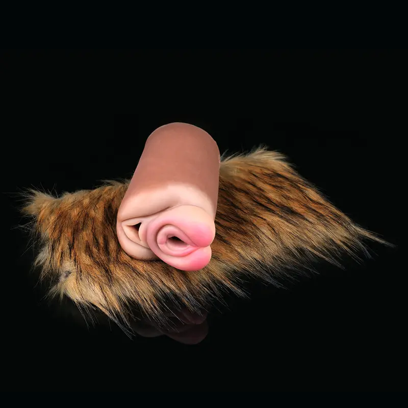 🐯 Furry Tiger Pocket Pussy: Unleash Your Wildest Animalistic Fantasies with This Realistic Tiger Vagina Masturbator