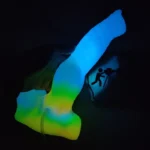 🐺 Gode Loup Gonflable Glow - Vibrant & Squirting pour un plaisir ultime