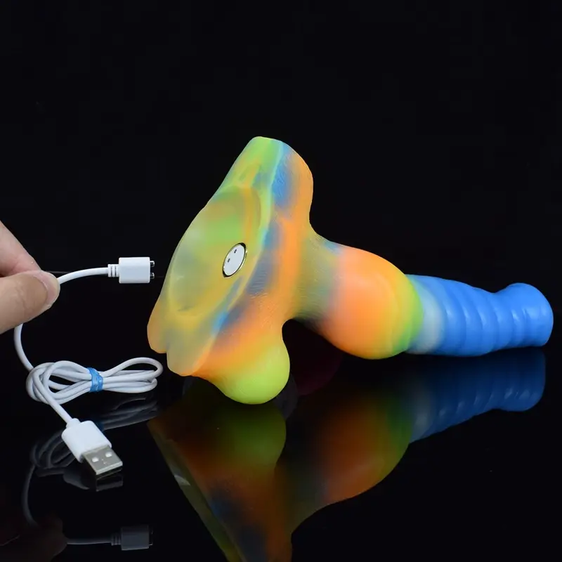 🐺 Gode Loup Gonflable Glow - Vibrant & Squirting pour un plaisir ultime